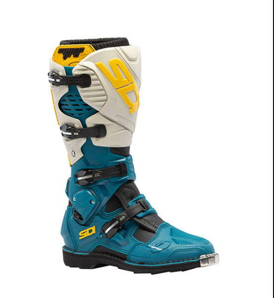 Cizme Moto MX/Enduro Crossfire 3 Albastru/Galben, 5