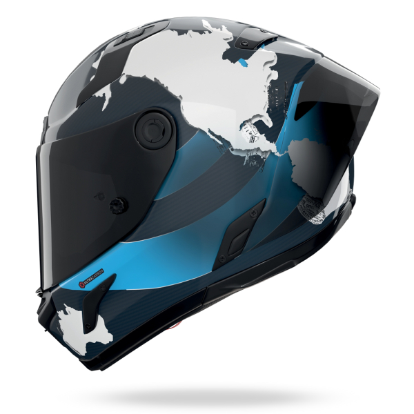 Casca Moto Full-Face X-804 RS Ultra Carbon Checa 30Th Anniversary Special Edition Albastru/Negru, 2