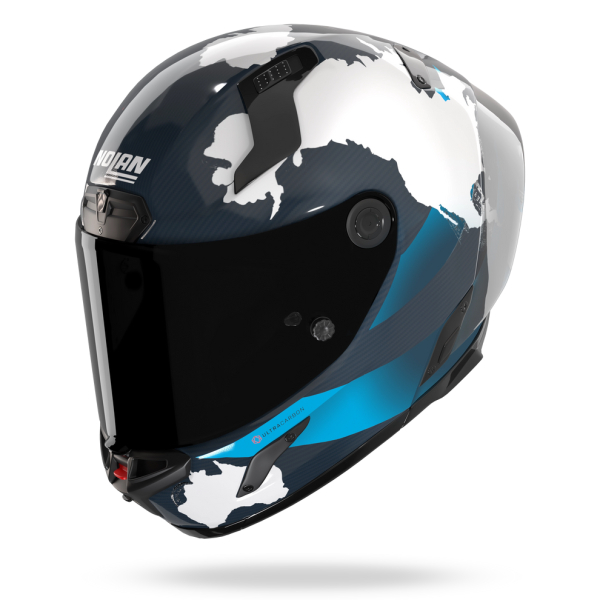 Casca Moto Full-Face X-804 RS Ultra Carbon Checa 30Th Anniversary Special Edition Albastru/Negru, 5