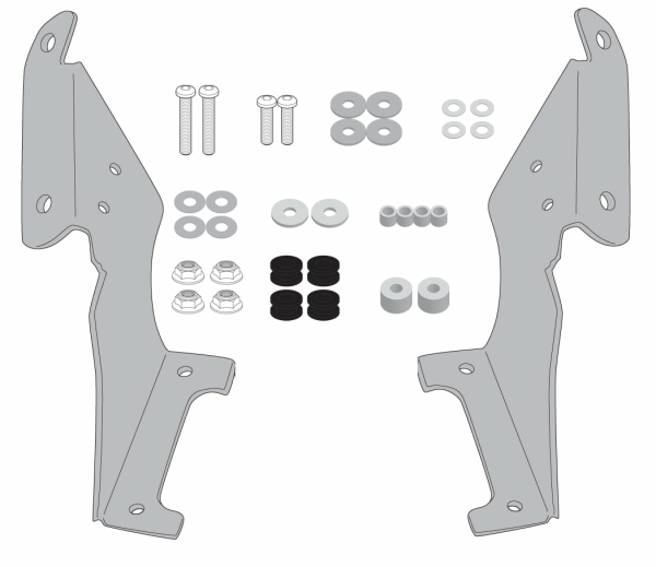 Kit fixare parbriz Givi Yamaha Niken 900 - D2144ST