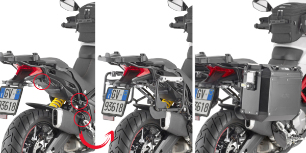 Suport Side Case Givi Trekker Outback Ducati Multistrada 950 S   Multistrada Enduro 1260 (19-)