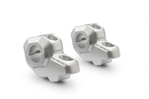 Relocare ghidon D. 22 mm H 30 mm. Back 21 mm argintiu