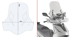 Kit specific pentru fixare6114DT Kymco Agility 300 R16 (19   20)