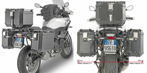 Suport Side Case PL ONE-FIT penru Valize laterale Trekker Outback BMW F 900 XR (20)