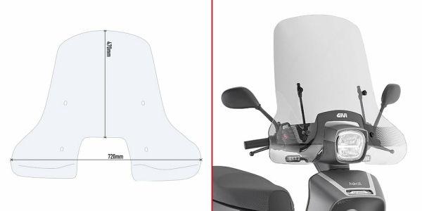 Kit Fixare Parbriz Givi Askoll NGS1-NGS2-NGS3 - 9031A