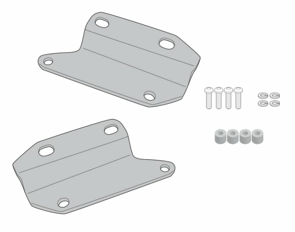 Kit Montare Suport Genti Laterale Textile Givi Fara Suport Top-Case Honda CB 650 R (21-)