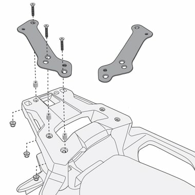 Suport Top Case Givi Honda X-ADV 750 (17   20)