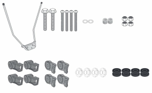 Kit Fixare Parbriz Givi Piaggio 1 - D1181ST