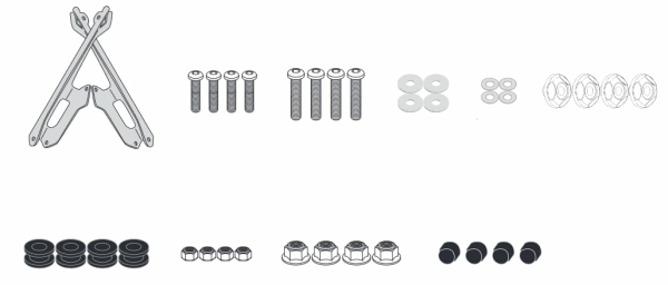 Kit fixare parbriz Givi BMW CE 04 (22-)