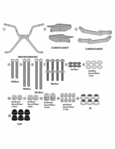 Suport Top Case Givi Kymco CV3 550 (22-)