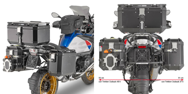 Suport Side Case Givi PL ONE-FIT Pentru BMW R 1200 GS - Adventure (13   18)   R 1250 GS - Adventure (19-)