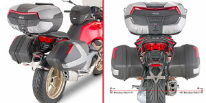Suport Side Case Givi Pentru V35   V37 Moto Guzzi V100 Mandello 1000 (22-)