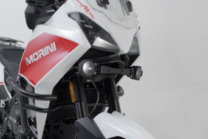 Sistem fixare lumini suplimentare Negru. Moto Morini X-Cape 650 (21-).