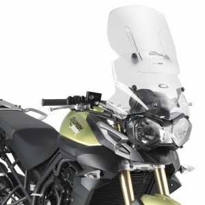 Parbriz Givi Transparent + Deflector Vant Triumph Tiger 800   800 Xc   800 Xr (11-17)