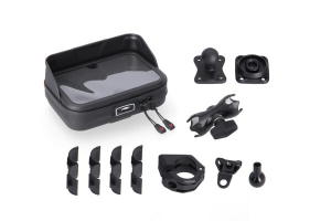 Kit Universal GPS cu husa cu prindere pe oglinda sau ghidon Sw-Motech