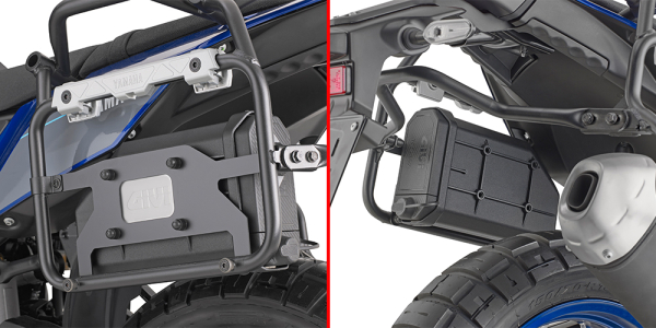 Kit de fixare cutie scule Givi S250 pe suportul de valize  laterale original Yamaha (optional)