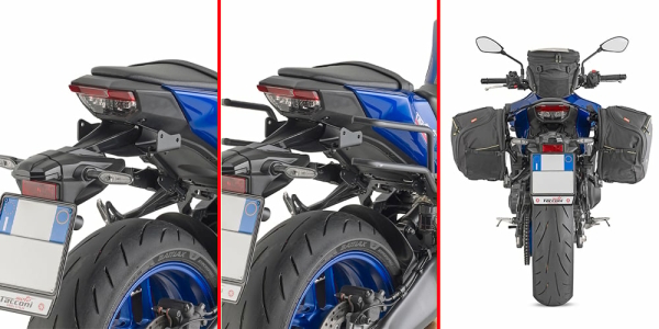 Kit fixare genti laterale Givi soft REMOVE-X cu demontare rapida Yamaha MT-09