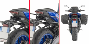 Kit fixare genti laterale Givi soft REMOVE-X cu demontare rapida Yamaha MT-09