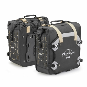 Set genti laterale Givi Canyon impermeabile cu sistem de fixare unifit 35+35 litri