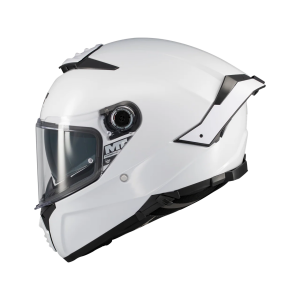 Casca integrala MT Thunder 4 SV Pure A0 alb lucios (ochelari soare integrati) - XXL (63/64cm)
