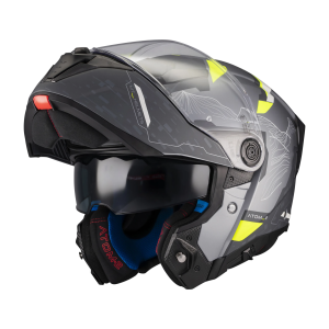 Casca modulabila MT Atom 2 SV Highlands E2 gri mat (ochelari soare integrati) Pinlock Ready - tip viziera: MT-V-35 - XL (61/62cm), 3
