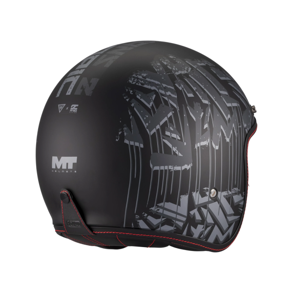 Casca open face motociclete MT Le Mans 2 S SV Pure A1 negru mat (ochelari soare integrati) - omologare noua ECE 22.06 - XXL (63/64cm), 5