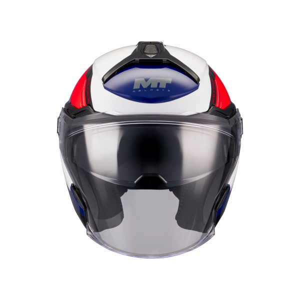 Casca open face motociclete MT Cosmo SV Icarus A5 rosu lucios (ochelari soare integrati) - tip viziera: MT-V-37 - S (55/56cm), 2