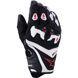 Manusi de piele sport ALPINESTARS SP-R PRO M Rosu/Rosu fluo/Negru, 6