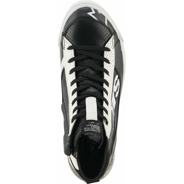 Ghete moto ALPINESTARS STATED FLAIR Negru/Alb 40, 20