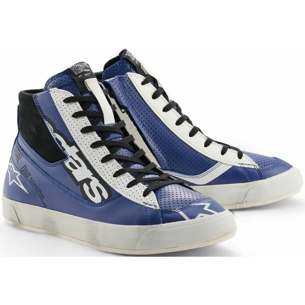 Ghete moto ALPINESTARS STATED FLAIR Negru/Alb 40, 21