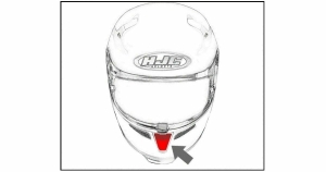 Ventilatie barbie casca HJC