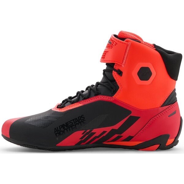 Ghete moto sport/touring ALPINESTARS FASTER-4 MM93 39 Rosu fluo/Rosu/Negru, 7