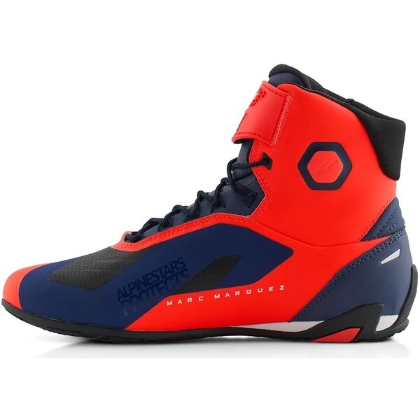 Ghete moto sport/touring ALPINESTARS FASTER-4 MM93 39 Rosu fluo/Rosu/Negru, 16