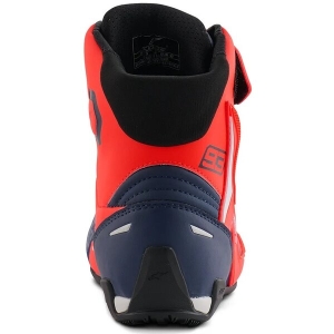 Ghete moto sport/touring ALPINESTARS FASTER-4 MM93 39 Rosu fluo/Rosu/Negru, 4