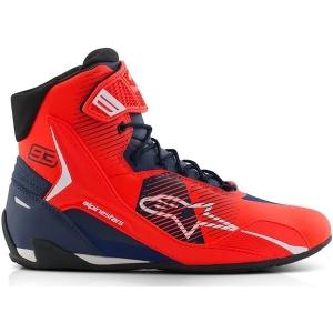 Ghete moto sport/touring ALPINESTARS FASTER-4 MM93 39 Rosu fluo/Rosu/Negru, 17