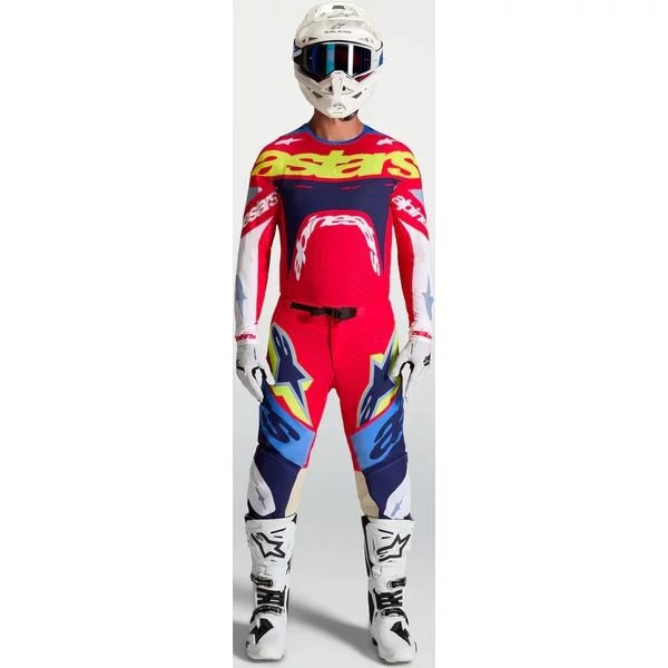 Pantaloni cross-enduro ALPINESTARS SUPERTECH DYNA 2027 30 Alb/Albastru/Mov, 11