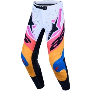 Pantaloni cross-enduro ALPINESTARS SUPERTECH DYNA 2027 30 Alb/Albastru/Mov, 9