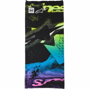 Protectie gat ALPINESTARS BUFF IGNITE NECK TUBE Negru/Roz, 2