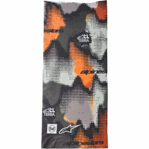 Protectie gat ALPINESTARS BUFF NAZCA NECK TUBE Gri camo/Portocaliu
