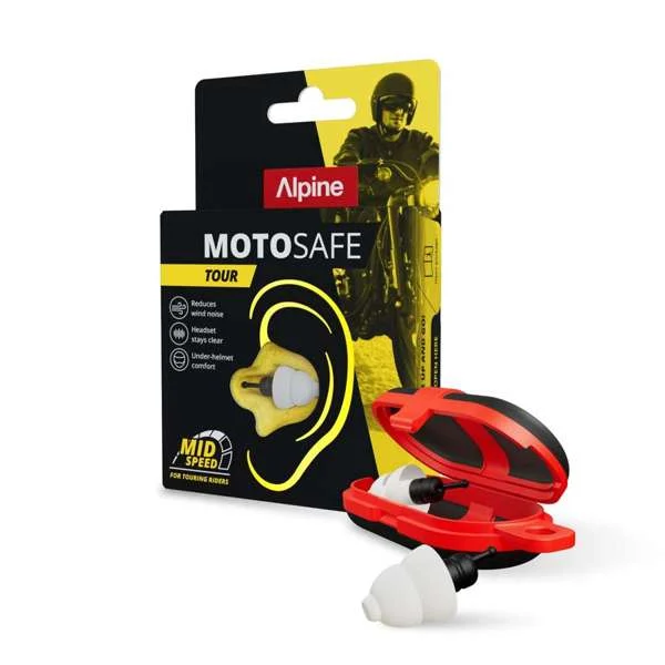 Dopuri de urechi Alpine MotoSafe Tour 2026