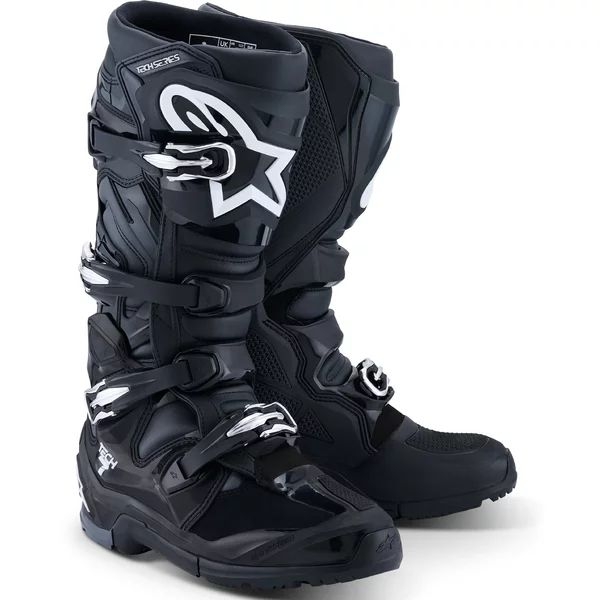 Cizme cross-enduro ALPINESTARS TECH 7 ENDURO 2026 40.5 Rosu fluo/Negru, 25