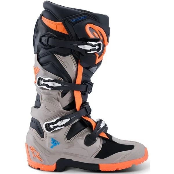 Cizme cross-enduro ALPINESTARS TECH 7 ENDURO 2026 40.5 Rosu fluo/Negru, 58