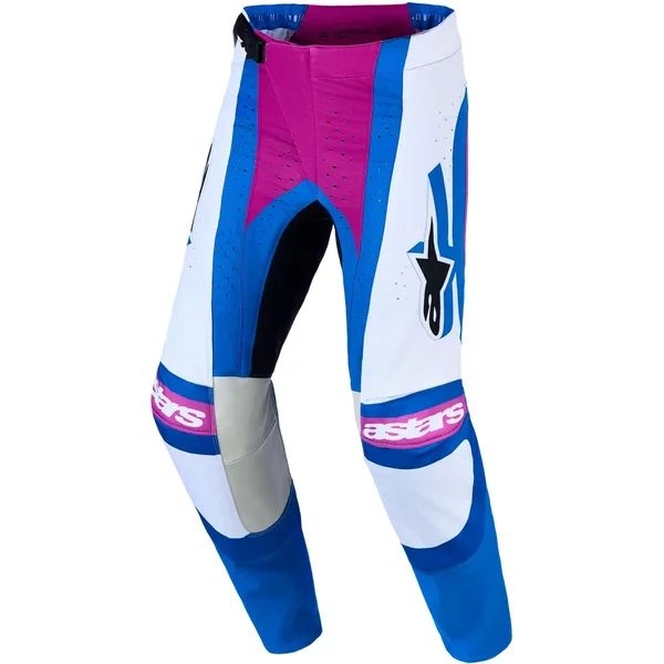 Pantaloni cross-enduro ALPINESTARS TECHSTAR MAVEN 2027 30 Alb/Albastru/Verde, 4