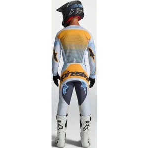 Pantaloni cross-enduro ALPINESTARS TECHSTAR MAVEN 2027 30 Alb/Albastru/Verde, 15