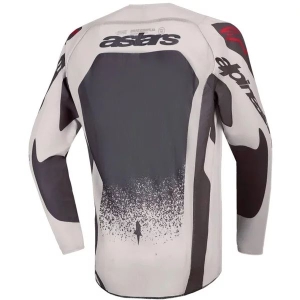 Tricou cross-enduro copii ALPINESTARS SUPERTECH SWAN 2027 S Gri/Rosu