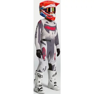 Tricou cross-enduro copii ALPINESTARS SUPERTECH SWAN 2027 S Gri/Rosu, 3
