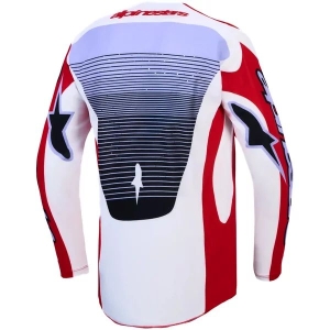 Tricou cross-enduro ALPINESTARS TECHSTAR MAVEN 2027 S Alb/Albastru/Verde, 7