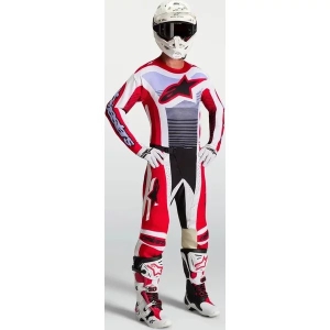 Tricou cross-enduro ALPINESTARS TECHSTAR MAVEN 2027 S Alb/Albastru/Verde, 8