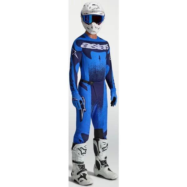 Tricou cross-enduro ALPINESTARS TECHSTAR SWAN 2027 S Alb/Negru, 2