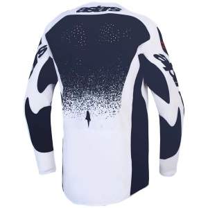 Tricou cross-enduro ALPINESTARS TECHSTAR SWAN 2027 S Alb/Negru, 5